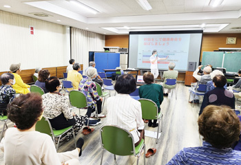 出前講座「筋肉減少は寿命を縮める（サルコペニアについて）」