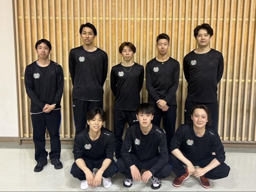 全日本実業団バドミントン選手権大会出場メンバー