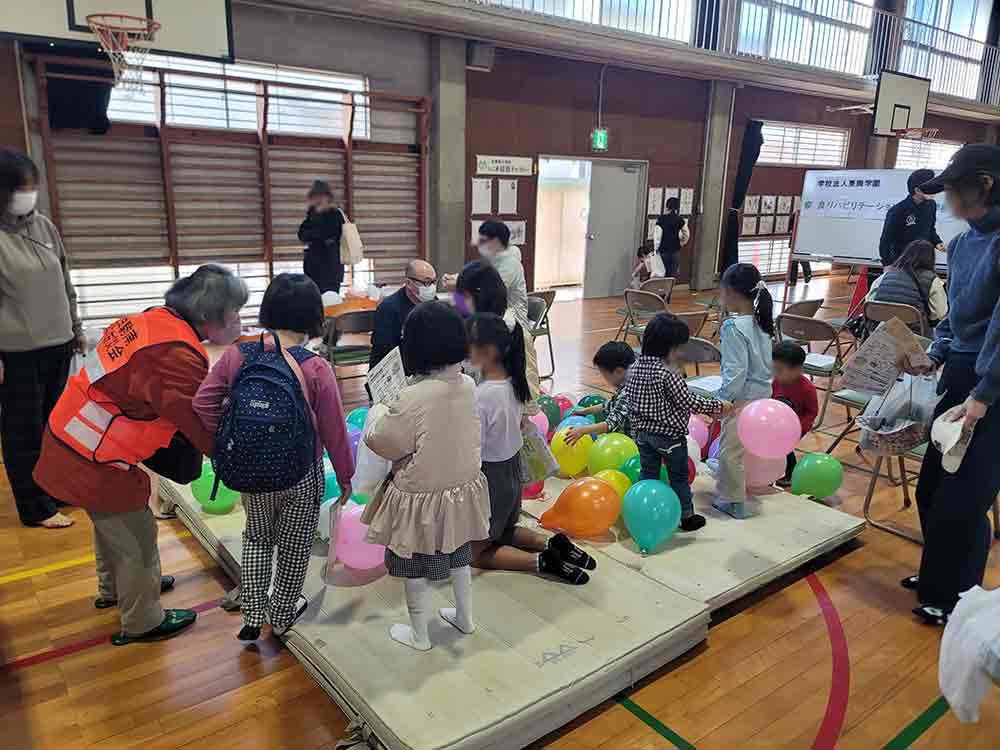 風船プレゼントは大人気!