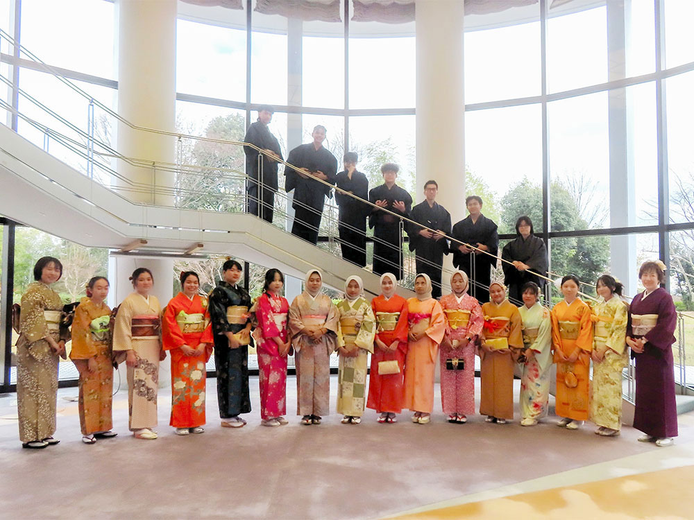 留学生達の着物体験