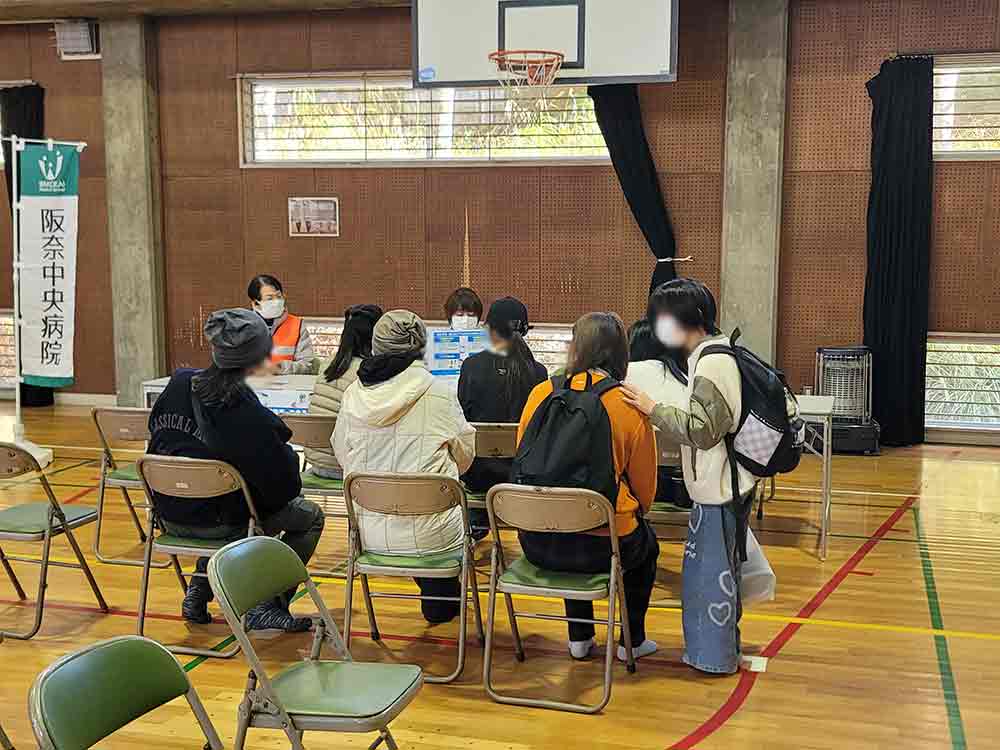 出展ブースで各コーナーをご紹介