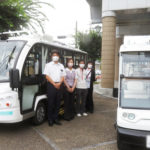自動運転車両の試乗会
